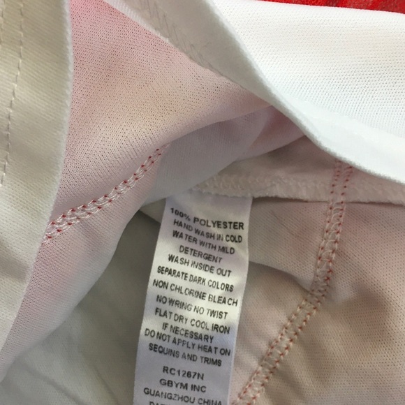 Truly Me Colorful Red, white and blue Layered Tulle Skirt - Picture 3 of 3